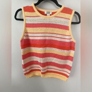 Christopher & Banks Multicolor Striped Knit Top